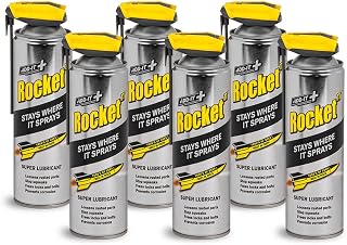 Super Tube Lubricant Spray, 15.2 fl oz (Pack of 6) – Penetrating Oil & Anti-Corrosion Spray for Rusted Bolts, Tools, Bikes & Garden Equipment, Water-Resistant Protective Coating