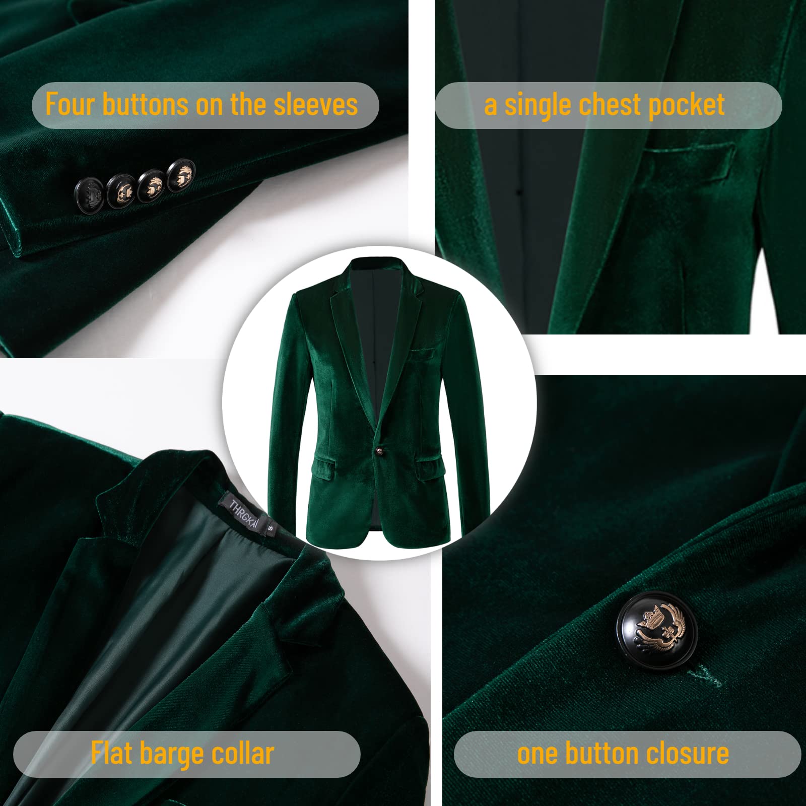 Giacca da Uomo in Velluto Slim Fit