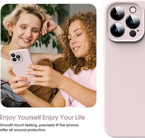 Miniatura 7 de Supdeal Funda de silicona líquida para iPhone 14 Pro Max - Protección total para la cámara Forro de microfibra suave antiarañazos Funda de goma