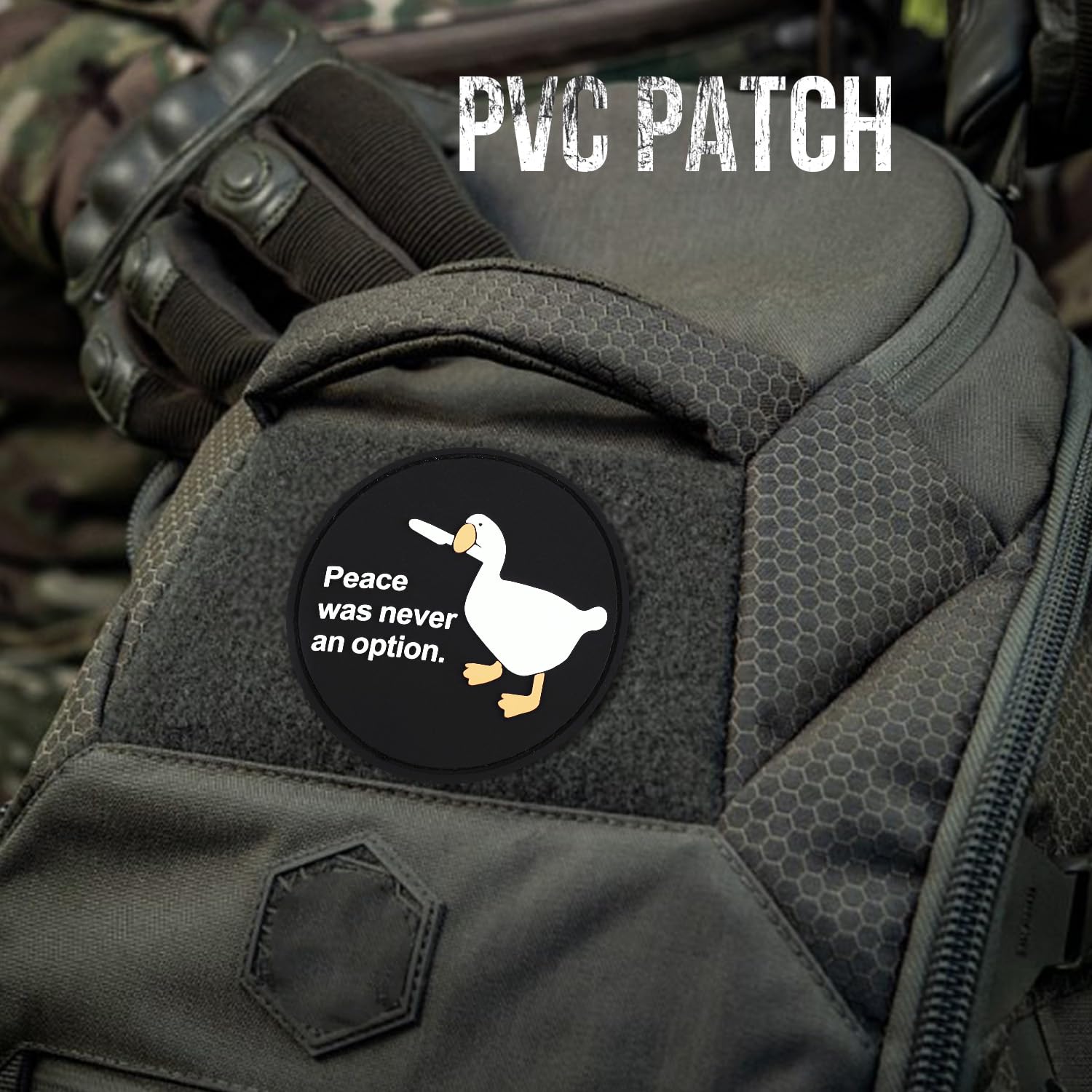 Amazon.co.jp: Peace was Never an Option ワッペン モラルパッチ 