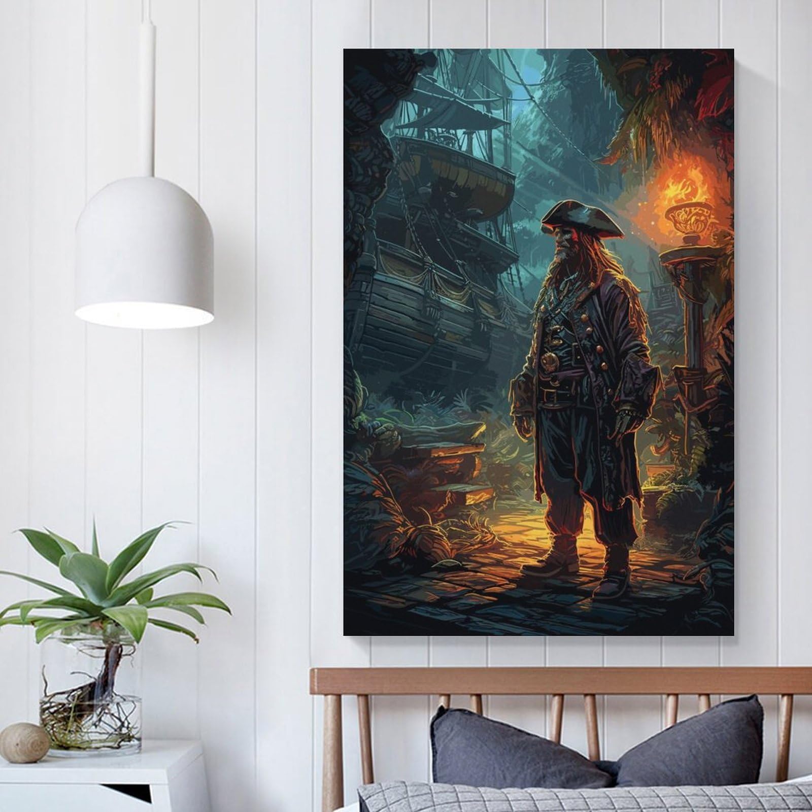 Impression sur toile de corsaire POLIUAWS, affiches et impressions de décoration murale