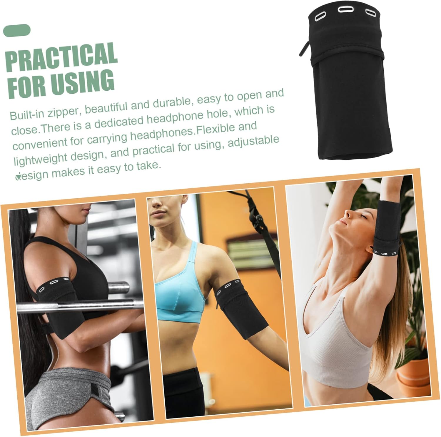 Angoily 5pcs Cell Phone Pouch Sports Arm Bag Phone Holder for Cycling Armband Cellphone Holder for Runners