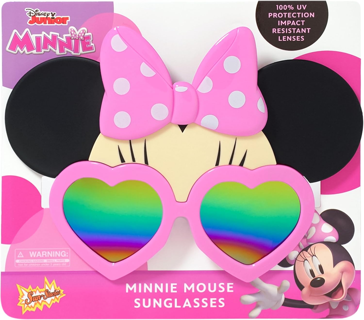 Sun-Staches Mickey or Minnie Mouse Sunglasses for Kids | Official Disney Accessory | Vacation, Park or Costume | Kid Size - Image 5