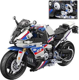 Vocrev Technic Motorcycle Building Sets Compatible with Lego Sets for Adults, Motorcycle Collectible Model, Creative Toys for Kids Age 8 9 10 11 12 13 14 Year Old Boys and Adults(819 PCS)