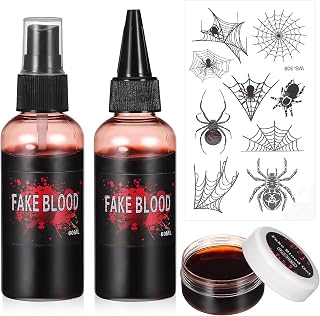 GALPADA 1set Halloween Fake Spray Gel for Realistic Zombie Makeup Easy Cleanup for Cosplay and Parties of Artificial for Wounds and Effects