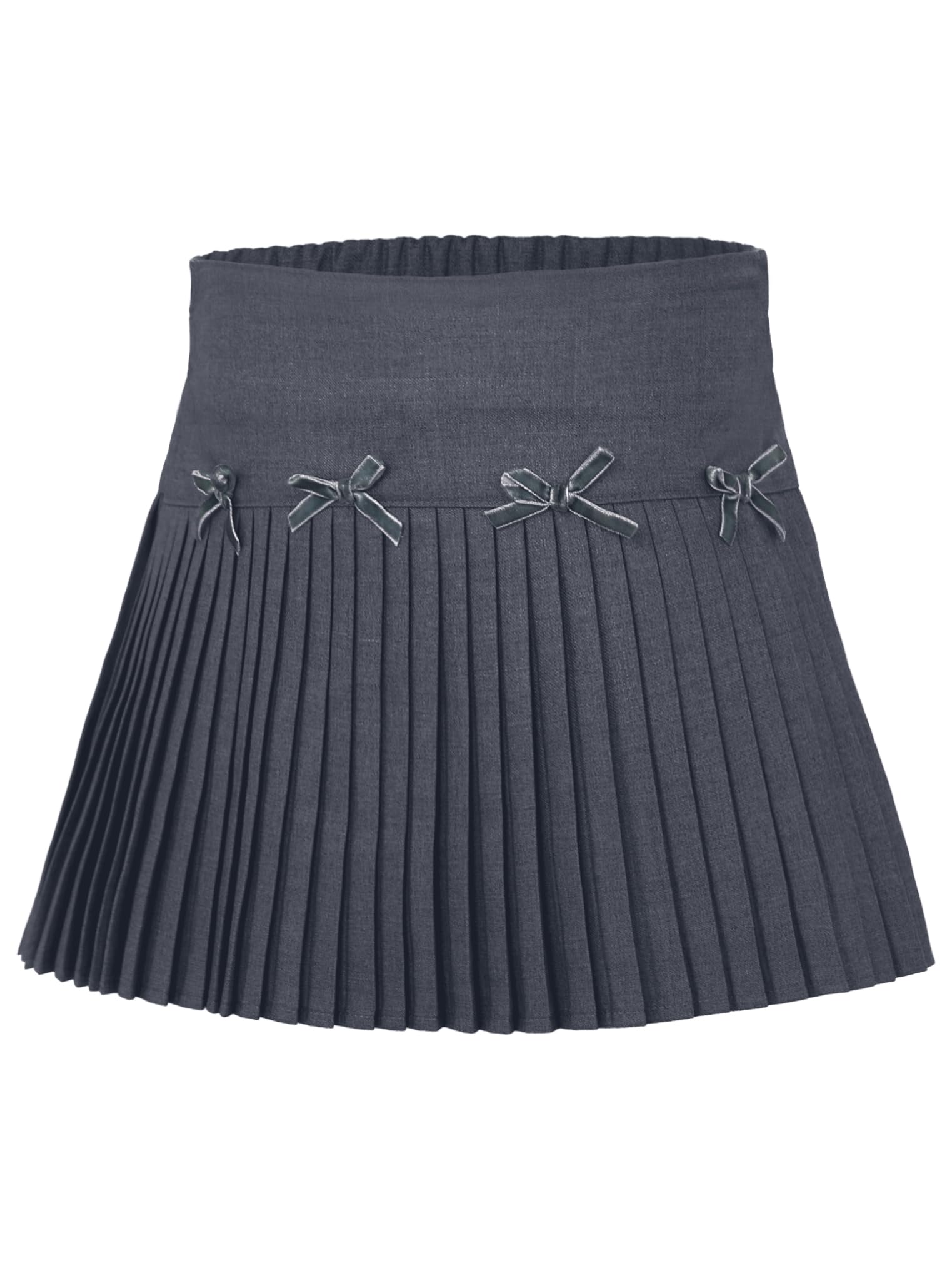 Freebily Falda Plisada De Línea A para Niñas Falda De Cintura Alta Uniforme Escolar JK con Calzoncillos Mini Falda Corta Faldas De Uniforme Escolar De Tenis