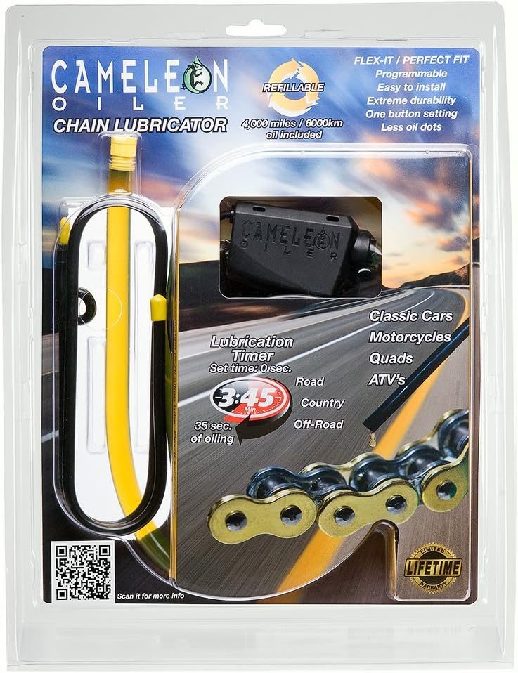 Cameleon Chain Oiler E System Kit- chain lubricator for all motor cycle and ATV's