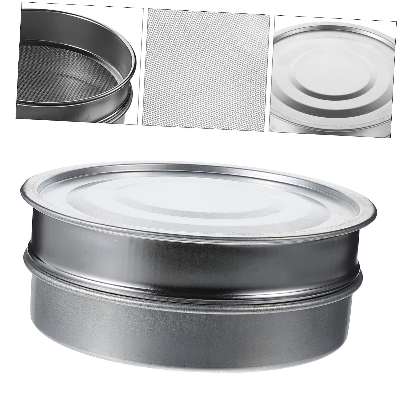 Garneck Kit De Bandeja De Germinación, Bandeja De Acero Inoxidable Malla, 3 Piezas para Germinar Semillas En Casa, Jardín o Oficina
