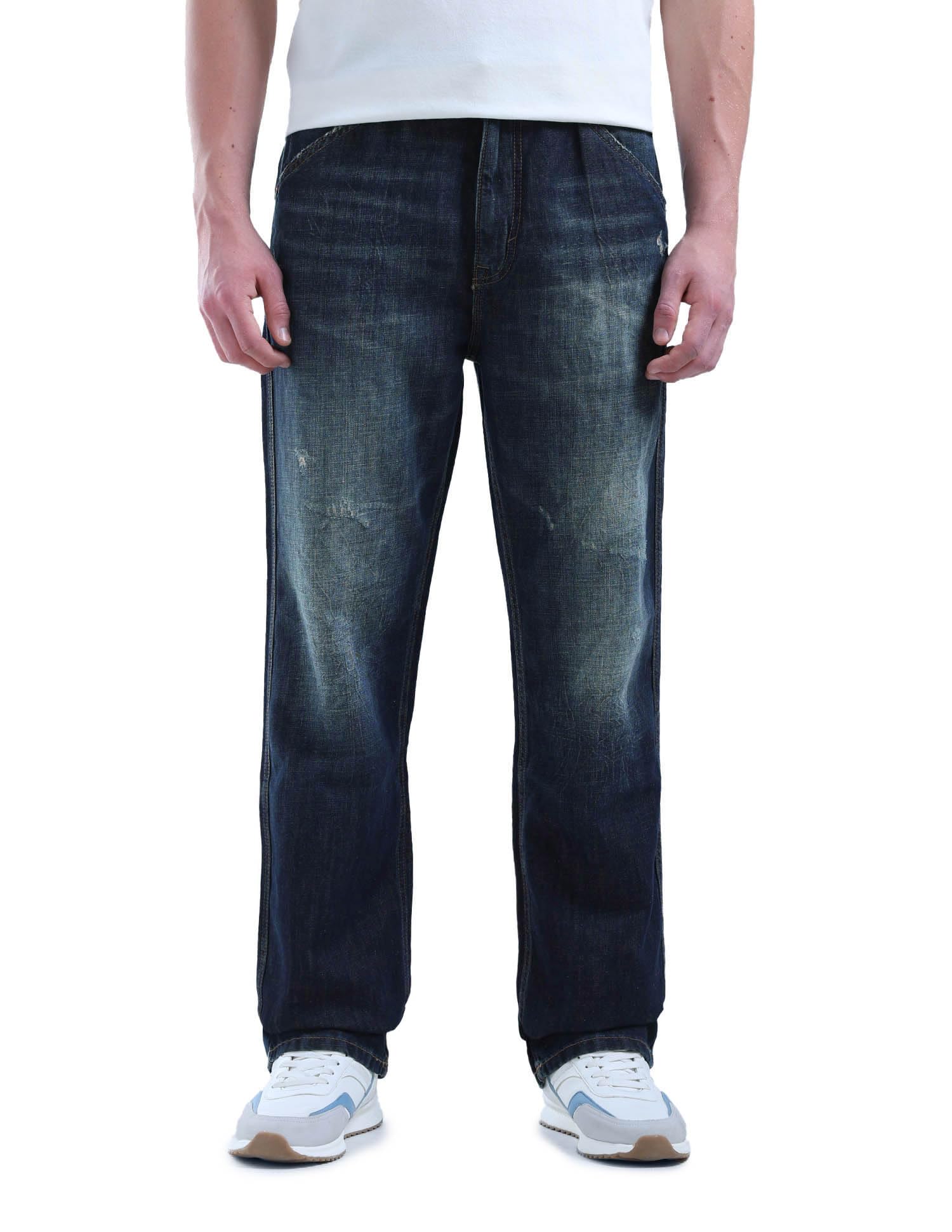 flying machine Men's Loose Fit Jeans| Solid | Mid Rise | Stretchable | Jeans for Man-picture-20