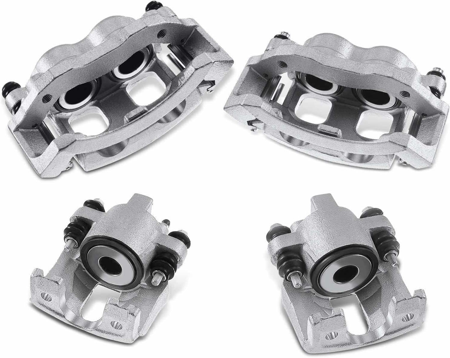A-Premium Disc Brake Caliper Assembly with Bracket Compatible with Select Ford and Lincoln Models - For F-150 1999-2003, For F-250 1997-1999, For F-150 Heritage, Expedition, Navigator - Front and Rear