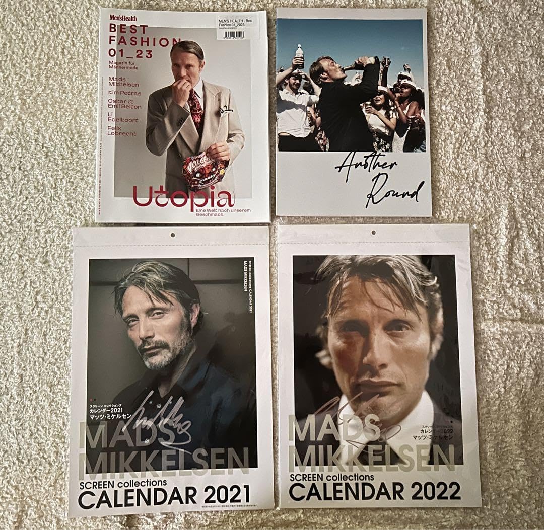Amazon.co.jp: マッツミケルセン カレンダー 海外雑誌 パンフレット