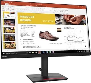 Lenovo ThinkVision P32p-20 62A2GAR2US 31.5-Inch 4K UHD 2160p LED Monitor, Black
