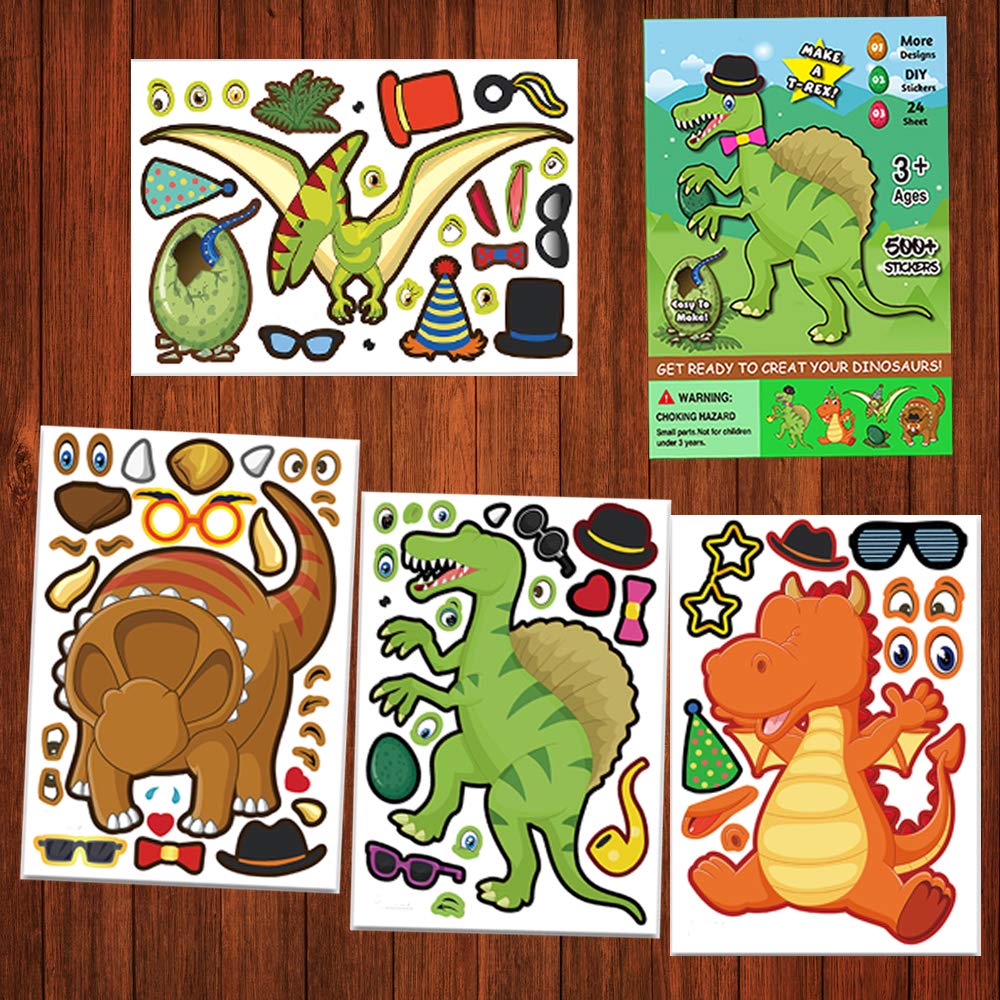 Buy Dinosaur Stickers,Make Your Own Dinosaur Stickers,Make A Dinosaur