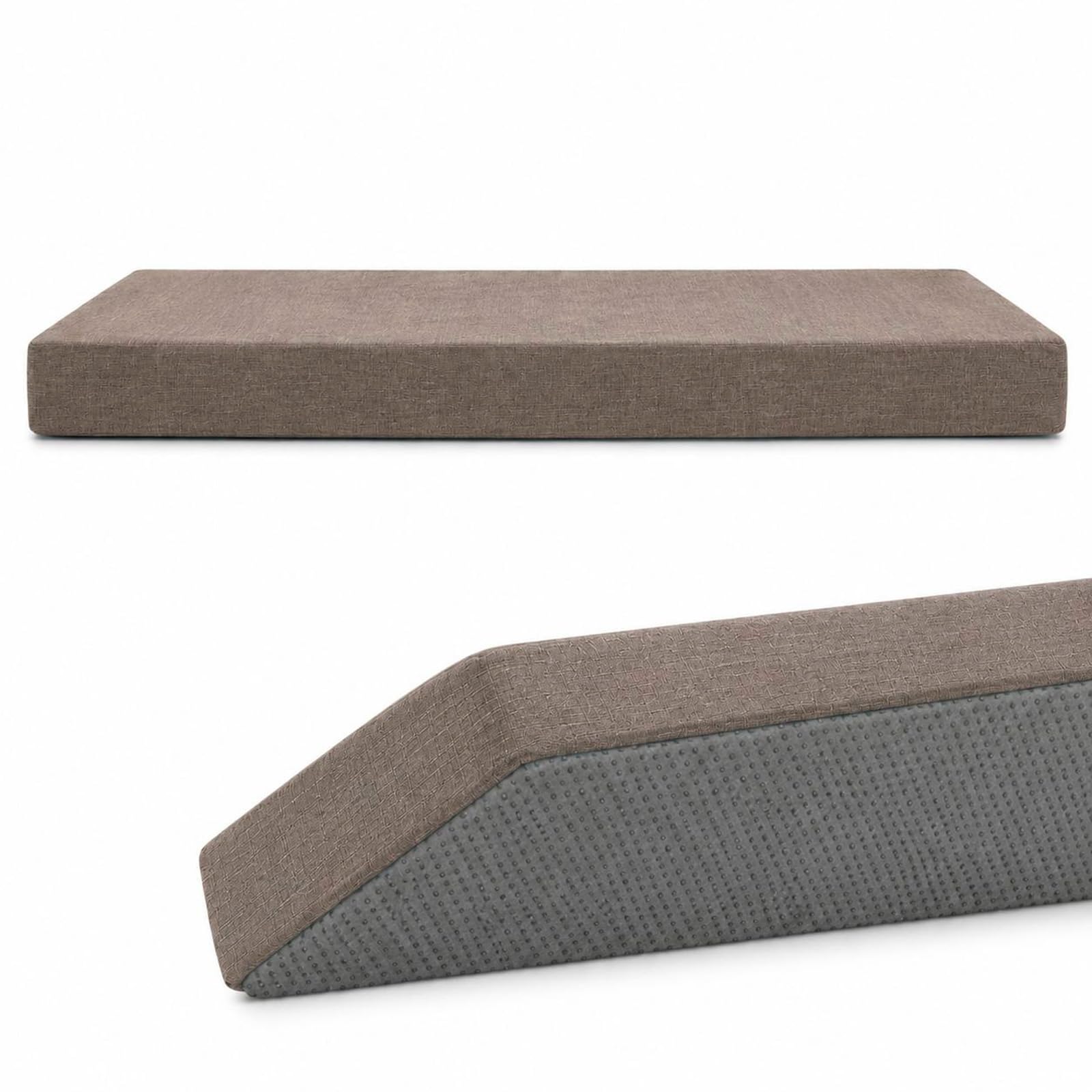 PTKG Bedroom Cushions Linen Texture Washable Indoor Bench Cushion
