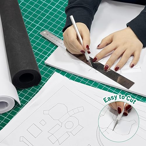Miniatura 3 de 72 hojas de espuma EVA de 0.039 in de grosor, 7.8 x 7.8 pulgadas, papel de espuma para manualidades, 12 colores para proyectos de manualidades,