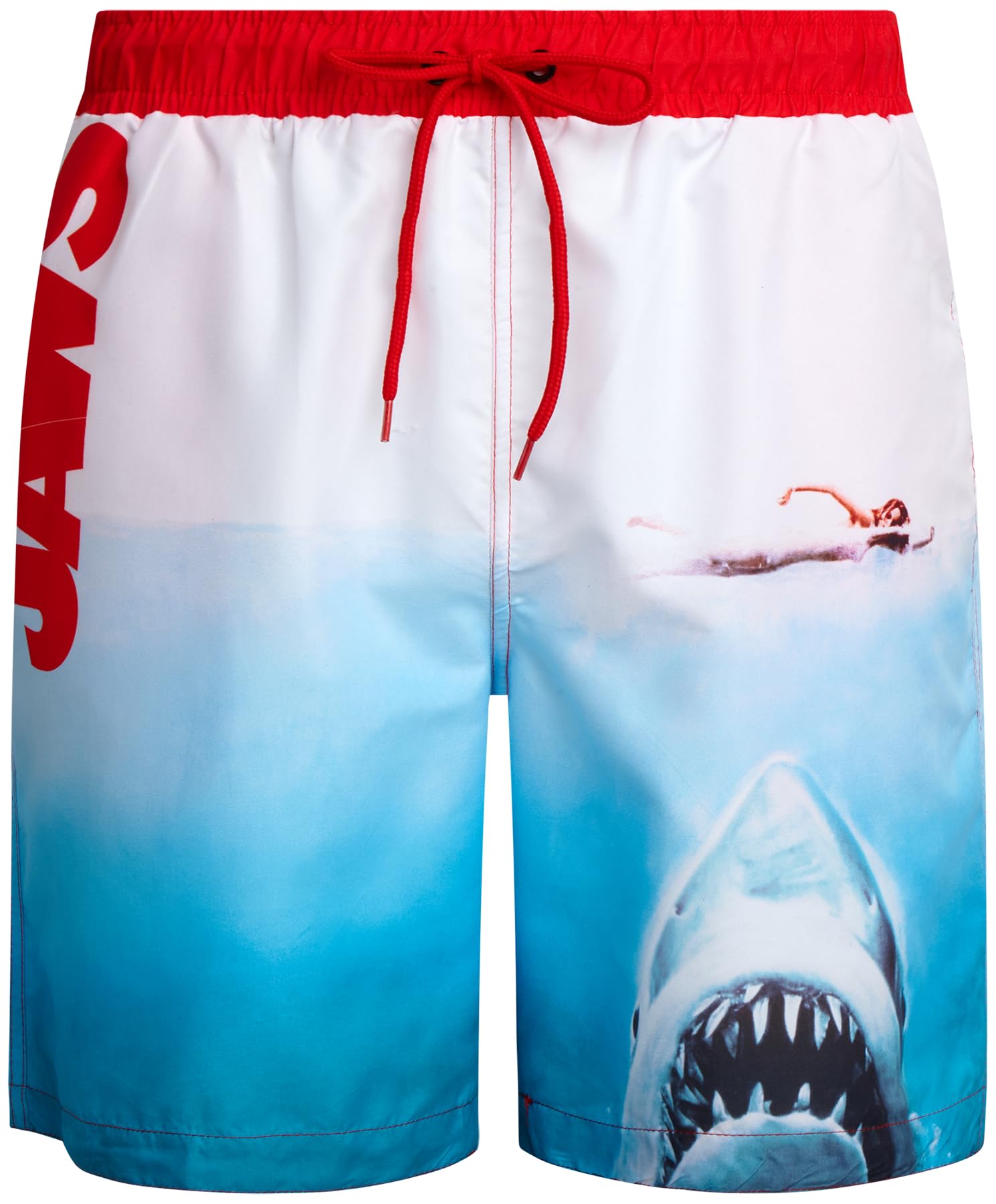 Coco Brands Spongebob Squarepants Mens Swim Trunks - Rick and Morty Batman American Flag Jaws Looney Tunes Swim Shorts (S-XL), Swimmer Poster, M