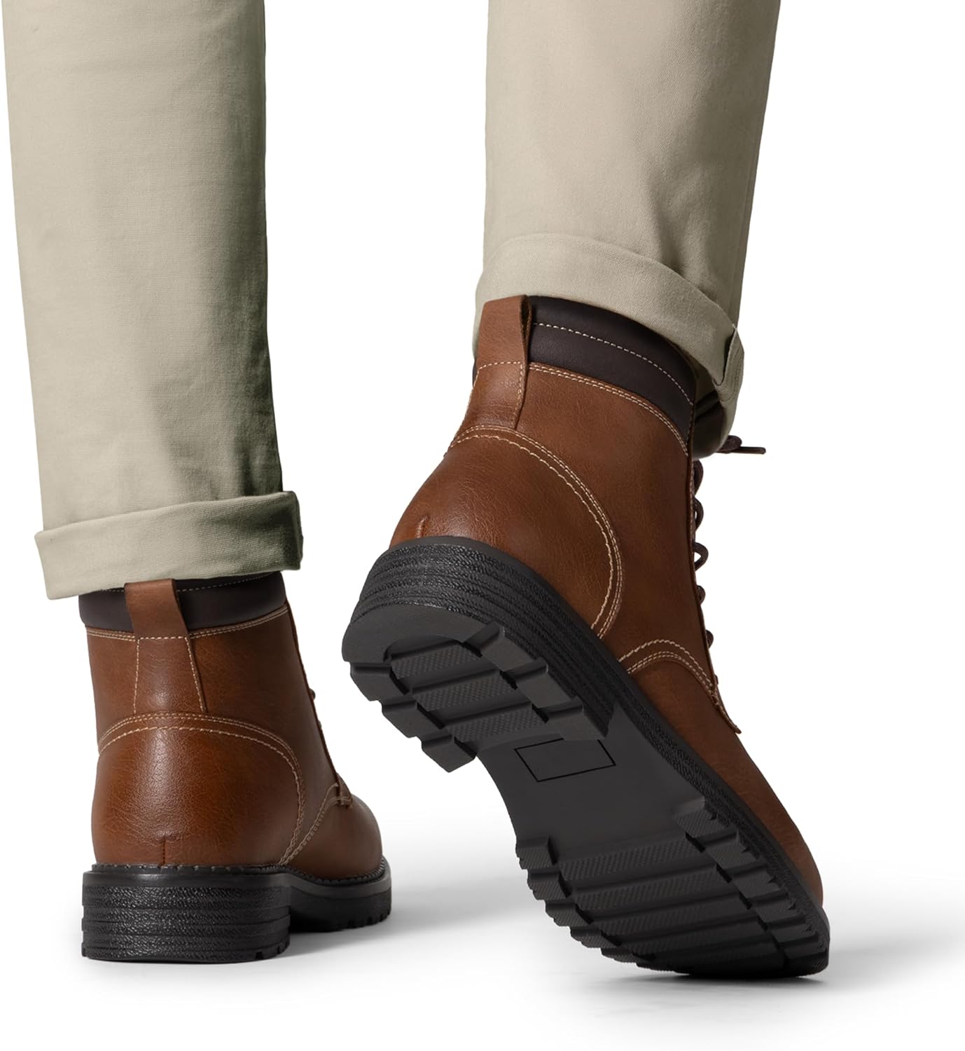 Bruno Marc Men's Dress Oxford Fashion and Comfort Ankle Lace Up Boots - Image 2