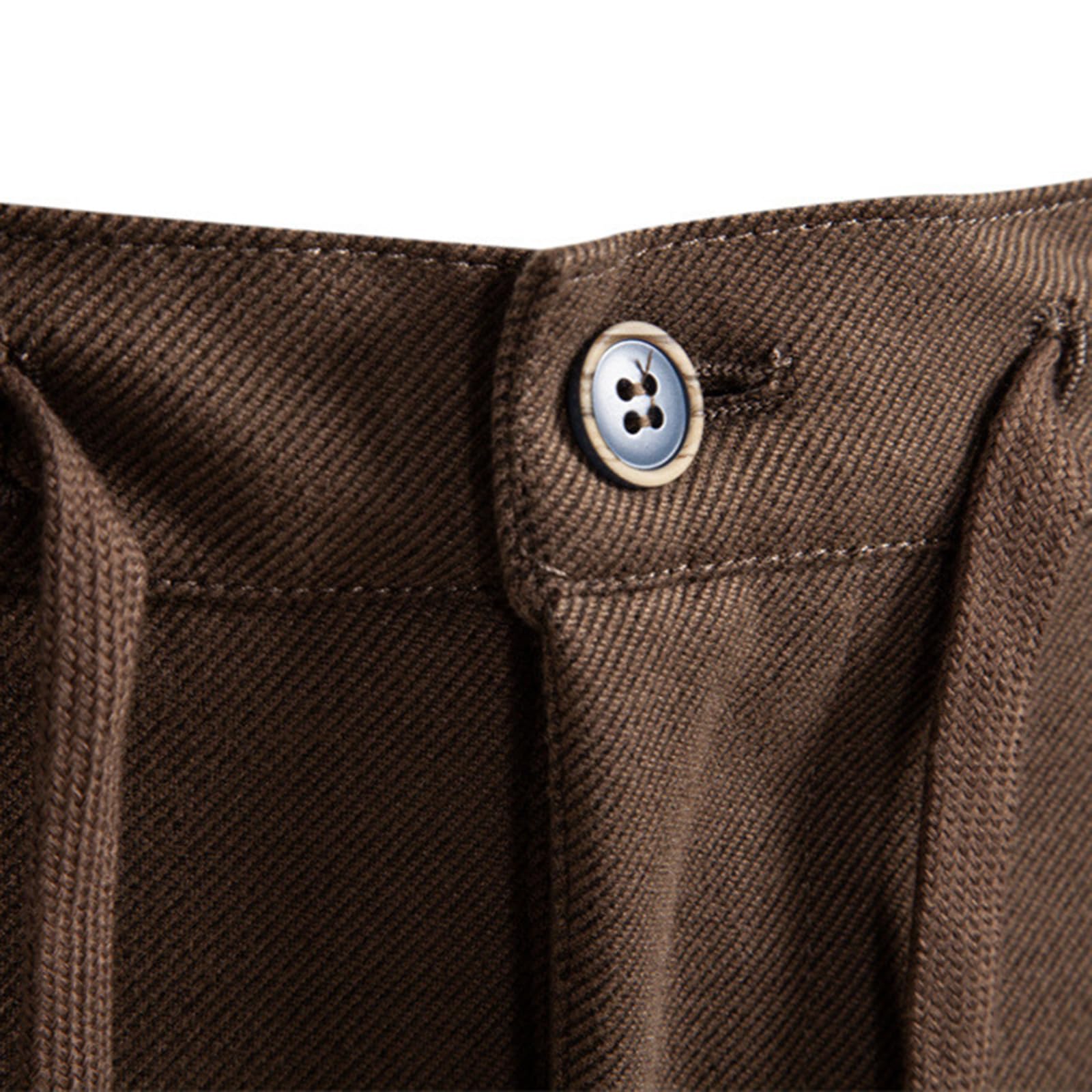 Pantaloni da golf autunno-inverno per uomini, pantaloni eleganti da lavoro casual con vita elastica
