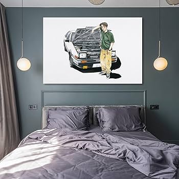 Amazon.co.jp: 頭文字d イニシャル D 藤原拓海 ポスター アート