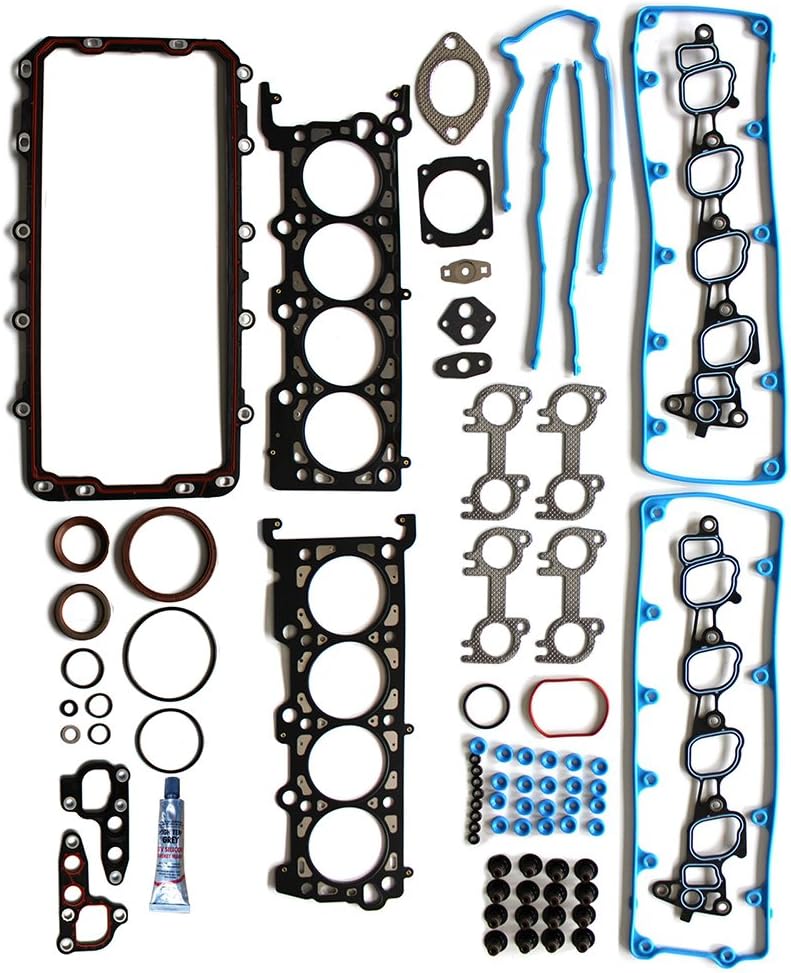 ECCPP Full Head Gasket with Bolts Sets Replacement for Automotive Replacement Engine Full Head Gasket Kits for Lincoln for Mercury for Ford 2002-2004 4.6L V8 SOHC VIN W, X