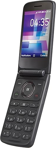 Miniatura 8 de Tracfone, TCL FLIP 3, 16GB, teléfono abatible prepago, gris piedra, cámara con capacidad de video de 5 MP, fácil instalación, bloqueado tarjeta SIM