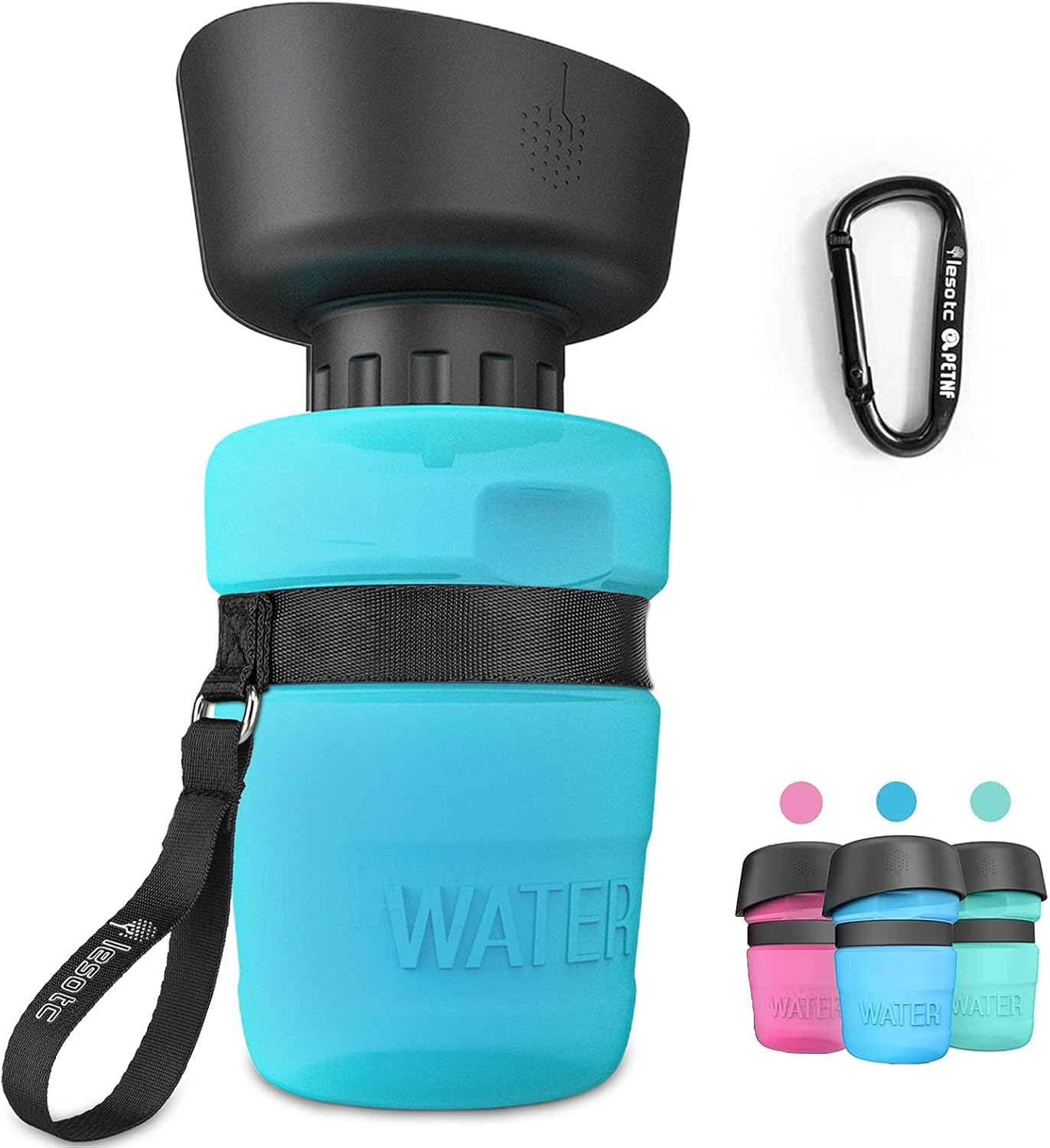 Lesotc 2022 Pet Water Bottle Review | Reviews lesotc 2022 Upgraded Pet Water Bottle for Dogs,Dog Water Bottle Foldable,Leak Proof Dog Travel Water Bottle,Dog Water Dispenser,Lightweight & Convenient for Outdoor Walking,Hiking,Travel,BPA Free