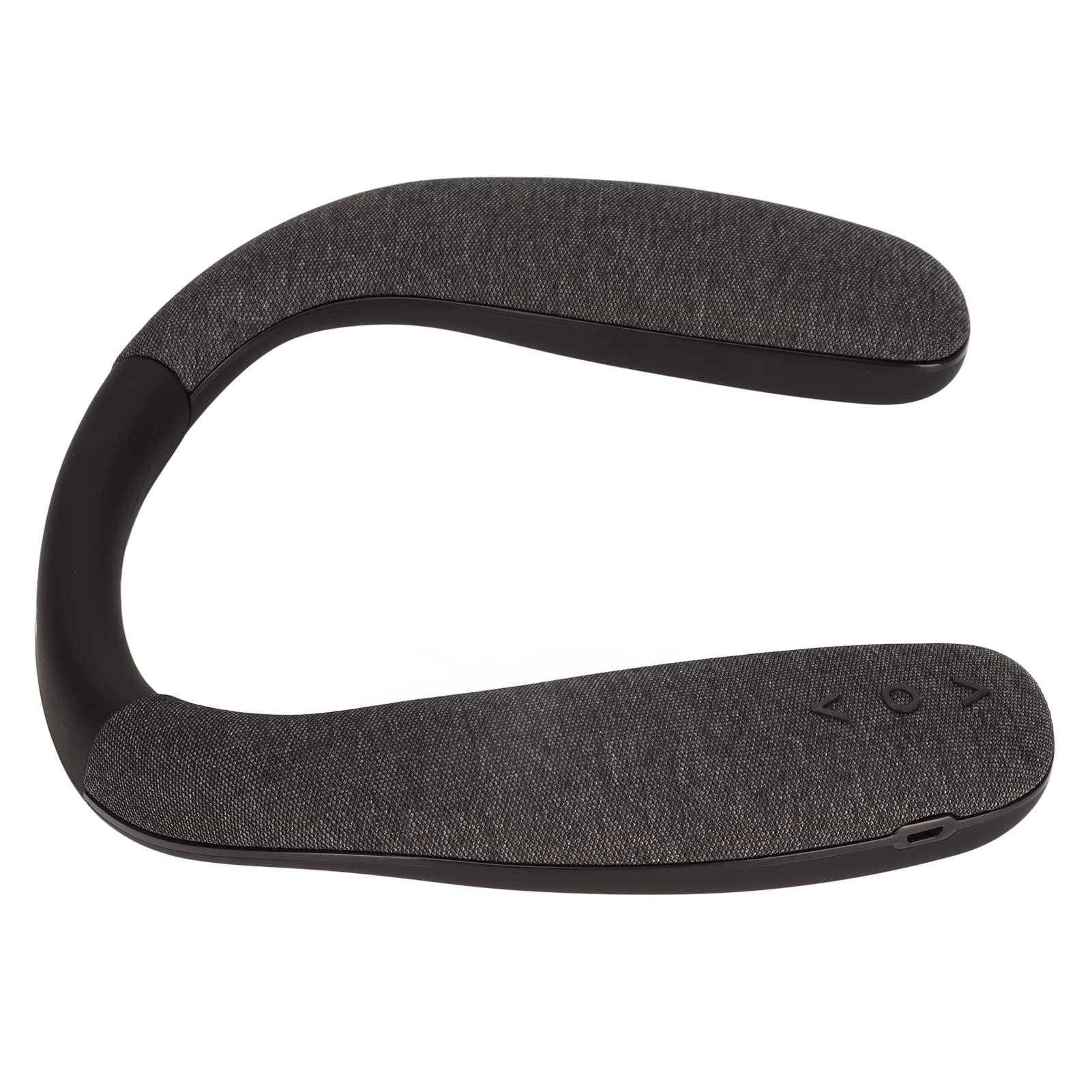 Altoparlante Wireless con Archetto da Collo, Altoparlante Stereo Indossabile a Mani Libere per Viaggi Sportivi, Portatile da Corsa, (BLACK)