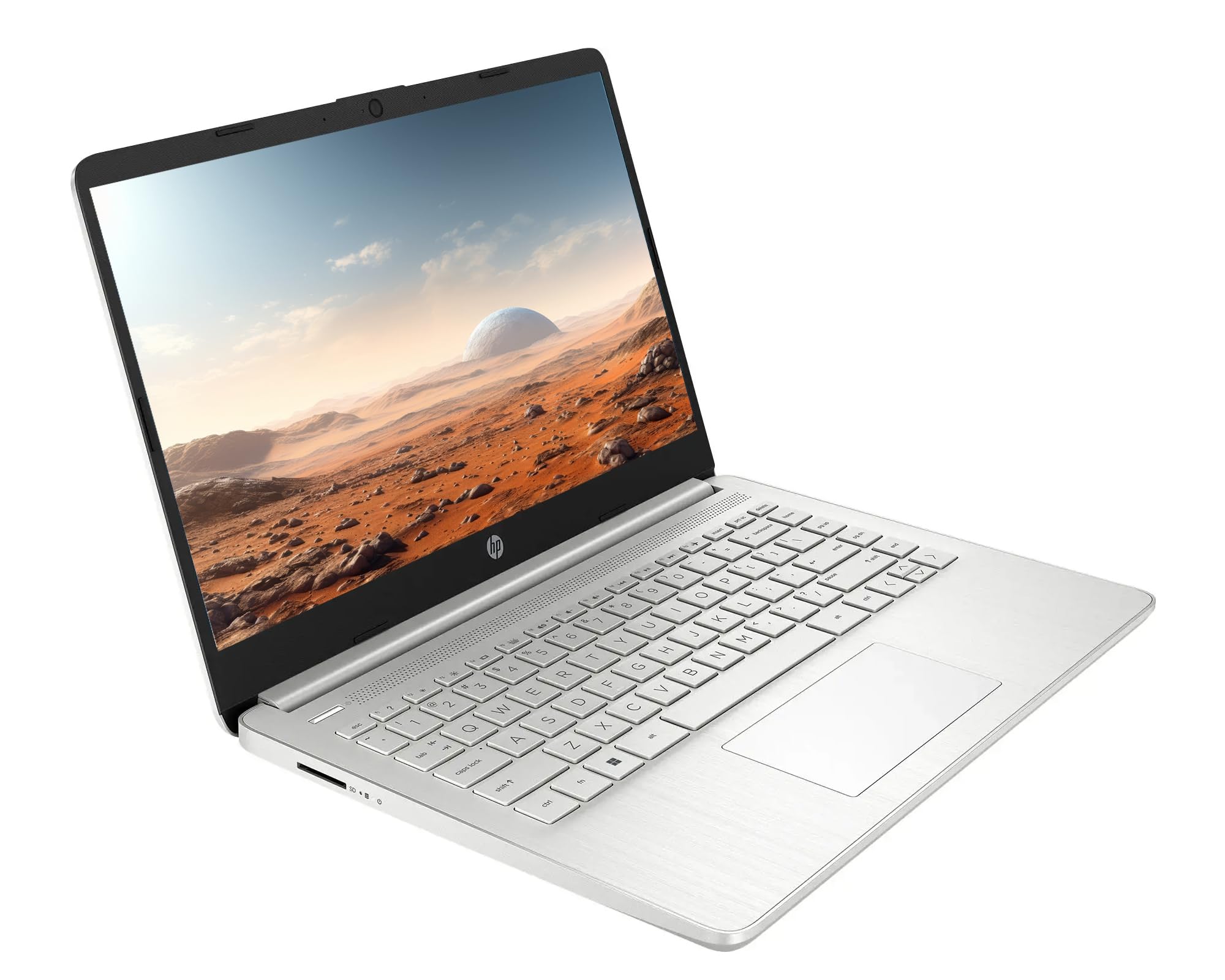 HP 2025 Upgraded Laptop with Microsoft Office and 1TB Cloud Storage (1-Year) | 14 inch HD Computer | 16GB RAM | 128GB SSD + 128GB Portable SSD | Intel 4-Core CPU | Webcam | Windows 11 | LE Bundle