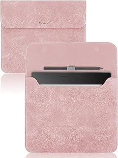 Miimall Compatible with Kindle Scribe 10.2" Case (2022 Released), Ultra Slim Lightweight Anti-Scratch Protective Pouch Bag Case Cover for 10.2 Inch Kindle Scribe(Pink)