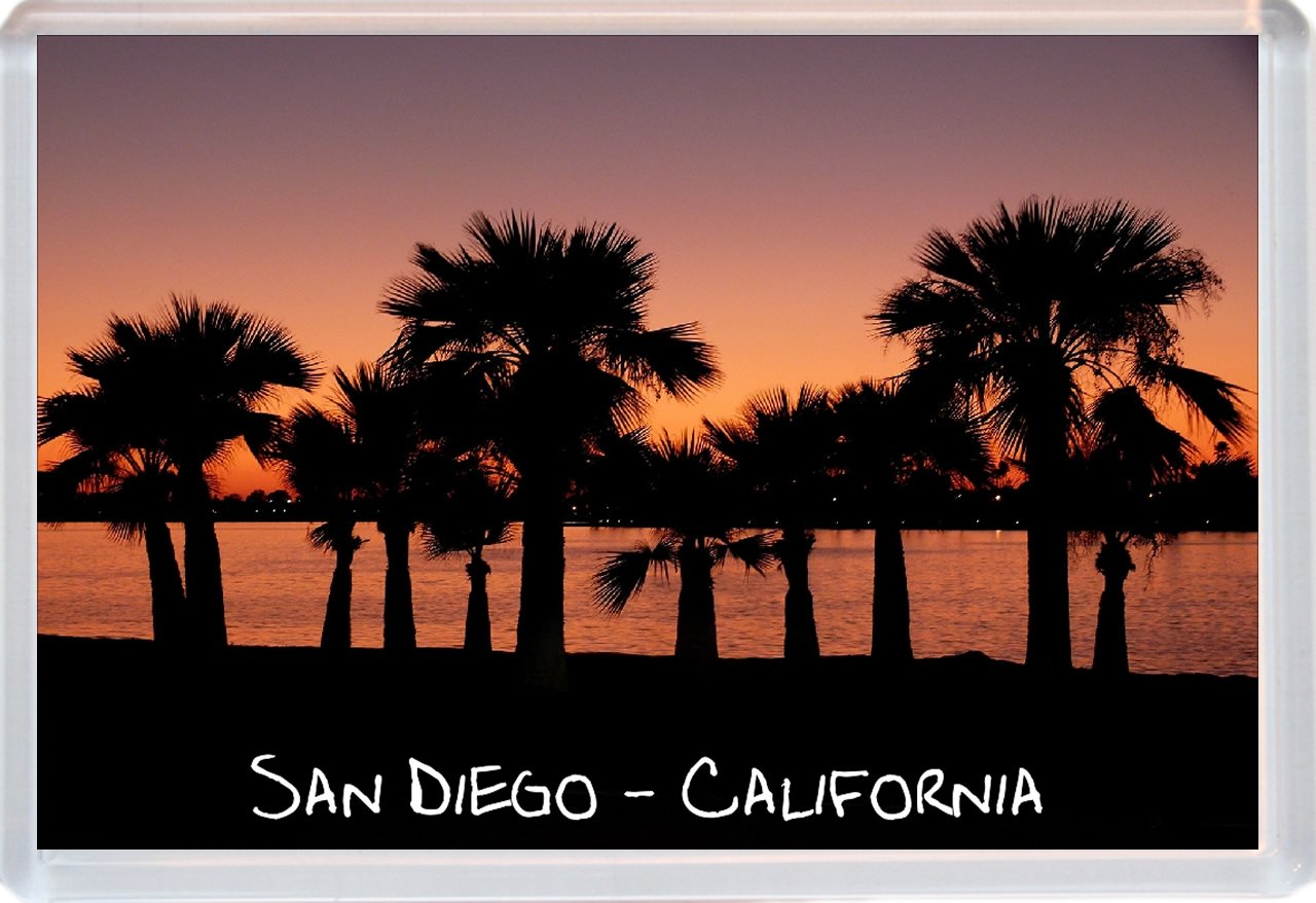 Baked Bean Store San Diego - California - Usa - Jumbo Fridge Magnet