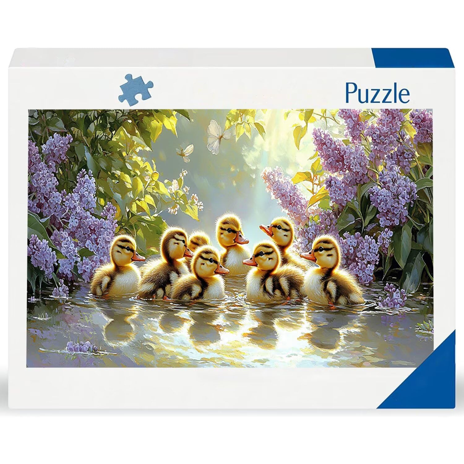 Puzzle de Madera para Adultos 1312 Piezas - Lindo Pato, Obra de Arte de Juego de Rompecabezas para Adultos, Puzzle de Impresión de Alta Definición Multicolor, Pasatiempo Creativo Regalo b-604