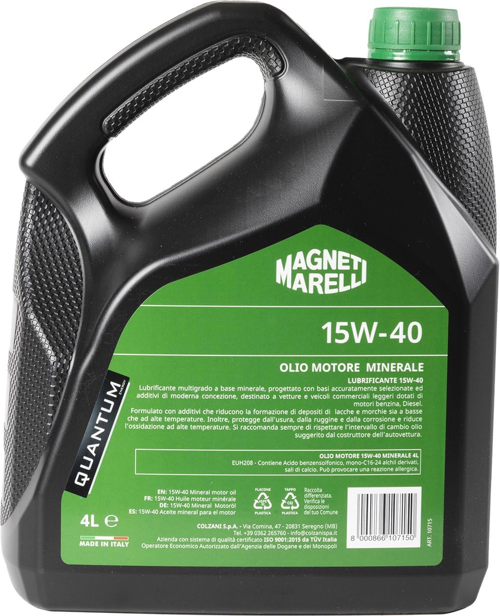 Quantum Energy Lubricante mineral para automóviles Magneti Marelli 15W-40, 4 litros