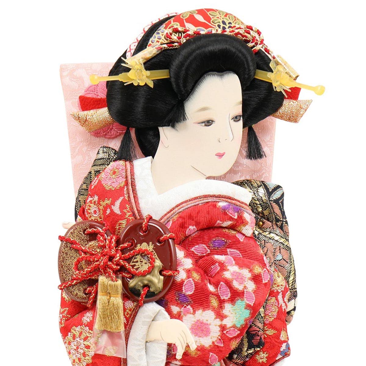 羽子板 つづみ 羽子板】16号 つづみ 極上本絹〈むさしや豊山作〉[232