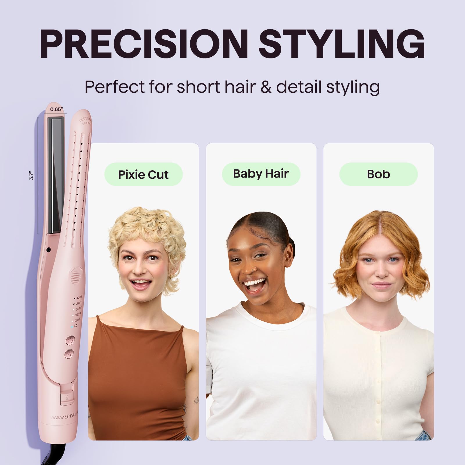 Amazon.co.jp: Wavytalk ヘアアイロン ミニ 2way ストレート＆カール