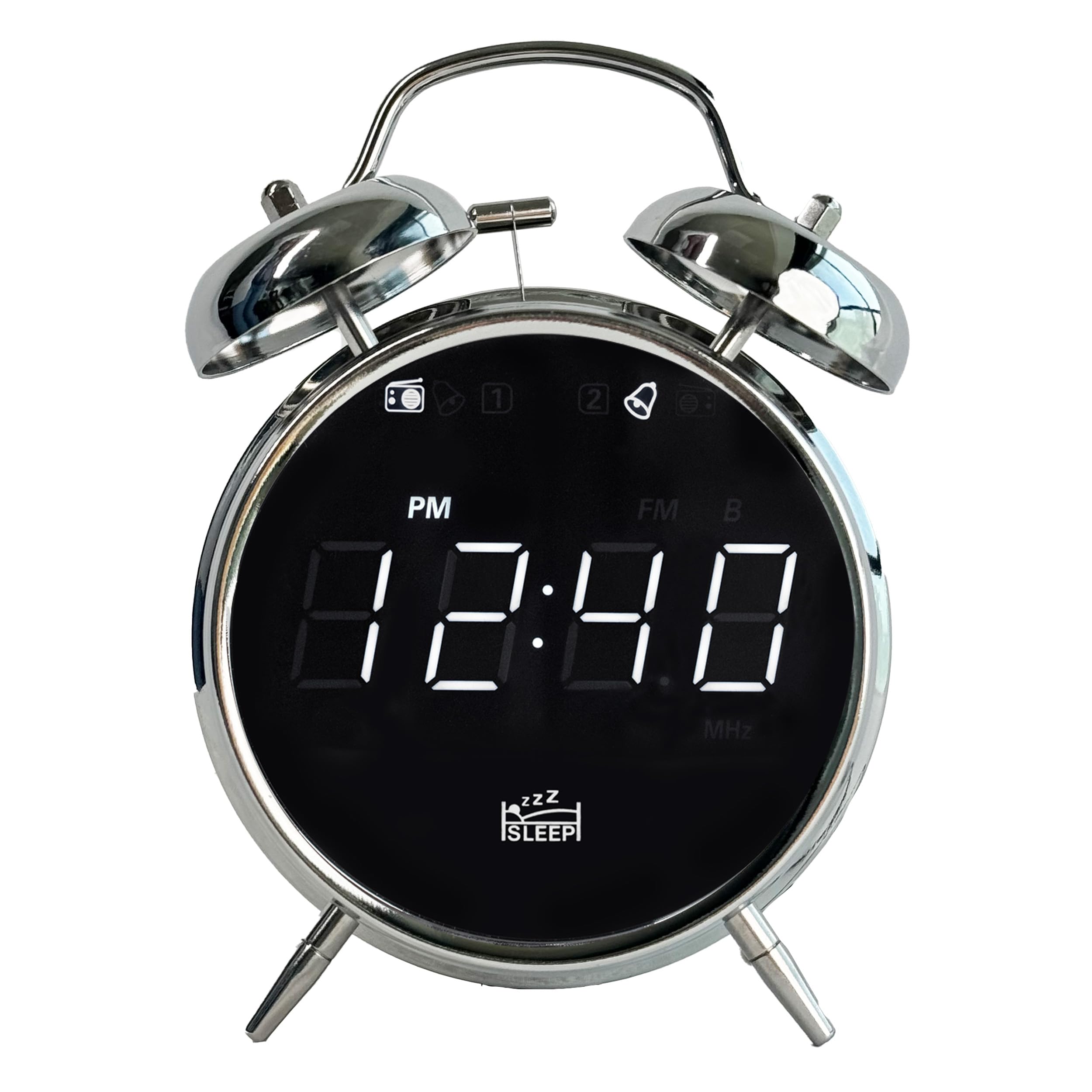 Radio-réveil - SILVA SCHNEIDER - URW 240 - FM - USB - Noir-Chrome