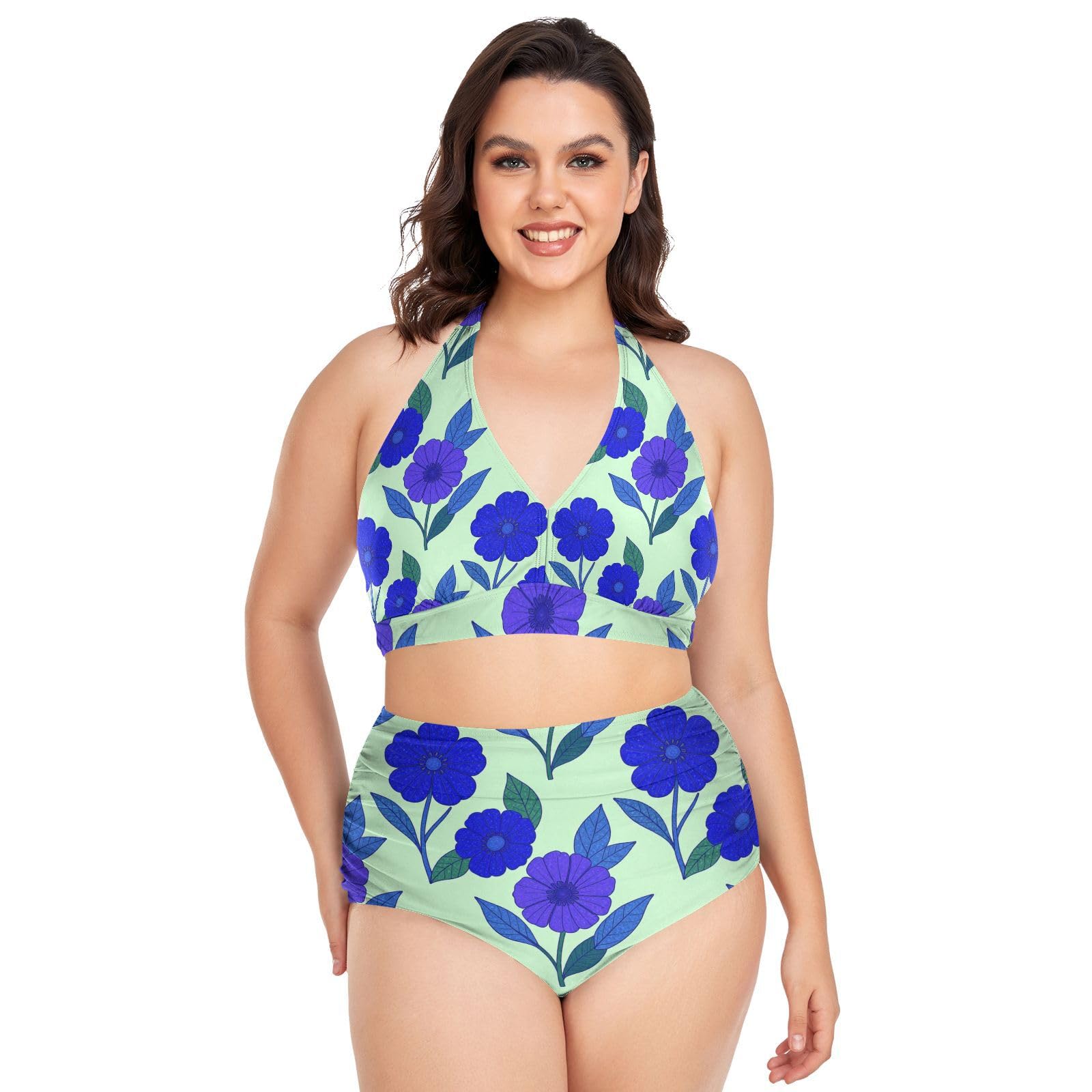 FRODOTGV Costumi da bagno da donna curvy, da L a 4XL
