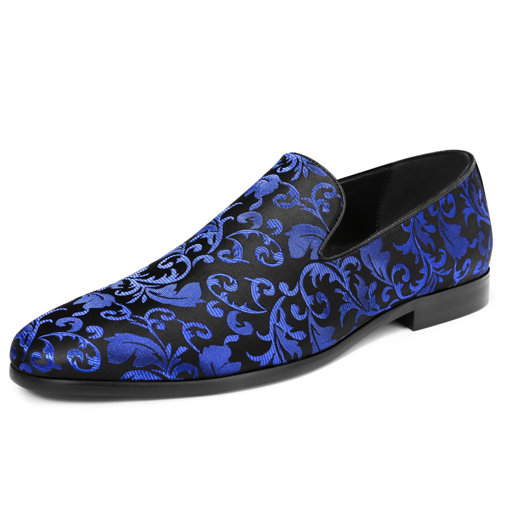 YFFUSHI Herren Stickerei Loafer Leicht Flache Slipper Hochzeit Mokassins