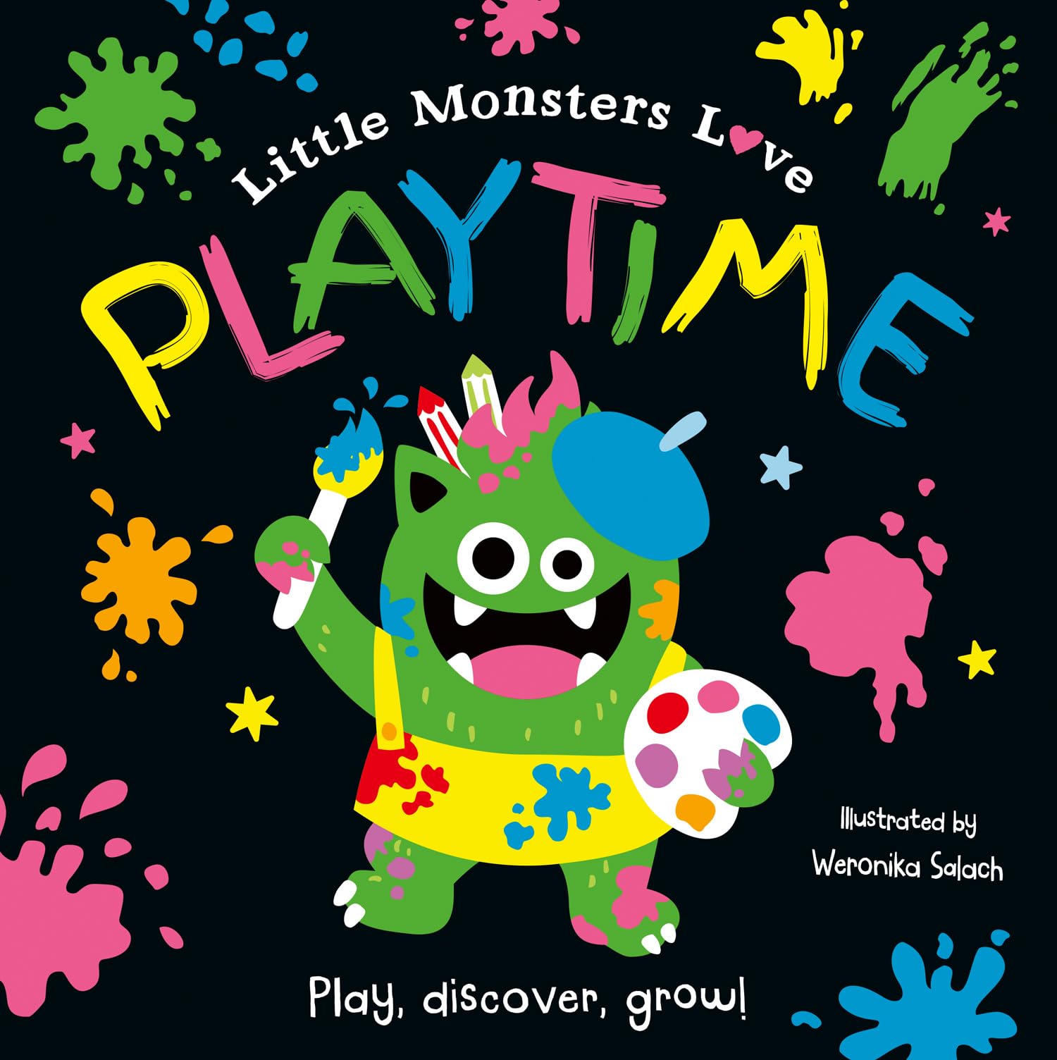 XLITTLE MONSTERS LOVEPLAYT PB by Miles Kelly (Paperback Book)