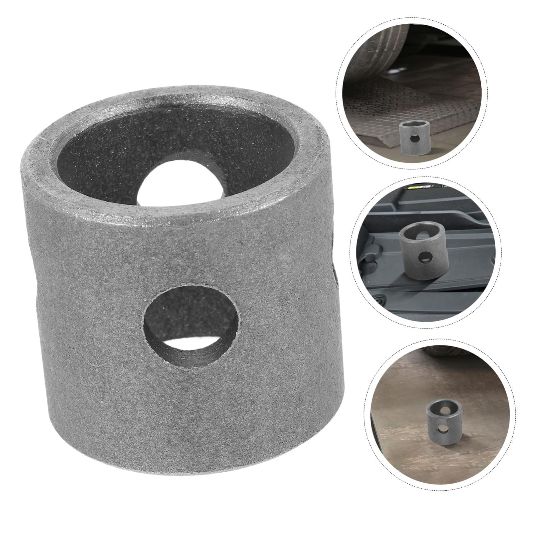 Gatuida 2piezas Soporte De Montaje De Tubo para Cabestrante De Remolque Cabestrante De Remolque Giratorio De Alta Carga Montaje por Soldadura y Caravana