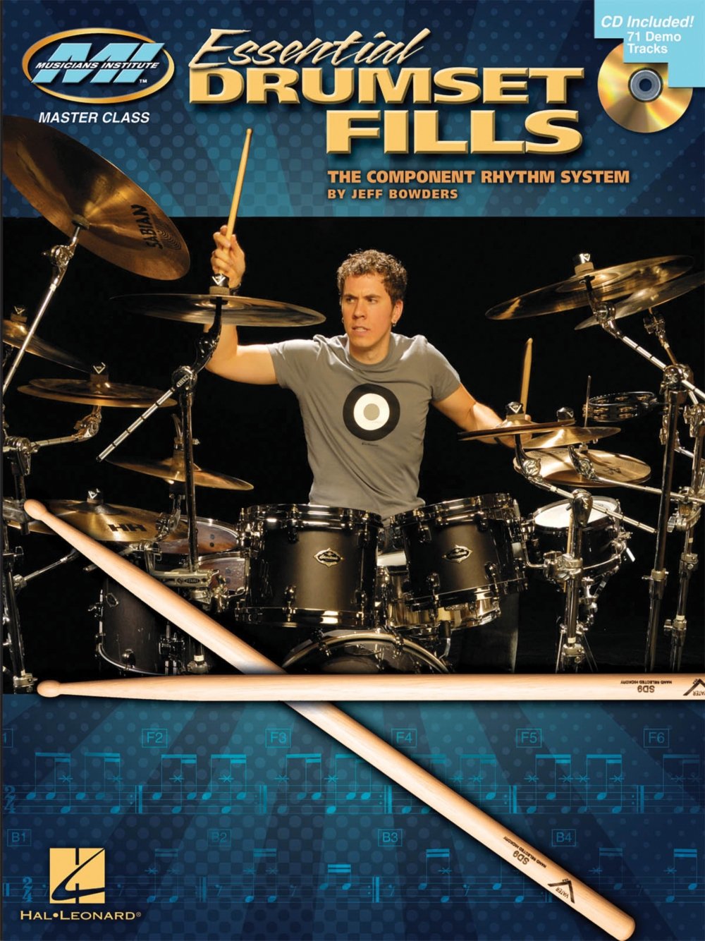 Essential Drumset Fills Batterie Méthode avec Partitions et CD Audio