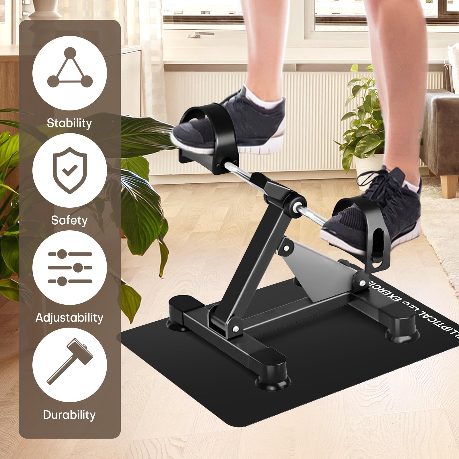 Nonslip Mat MoyRetty Non-Slip Workout Mat For Under Desk