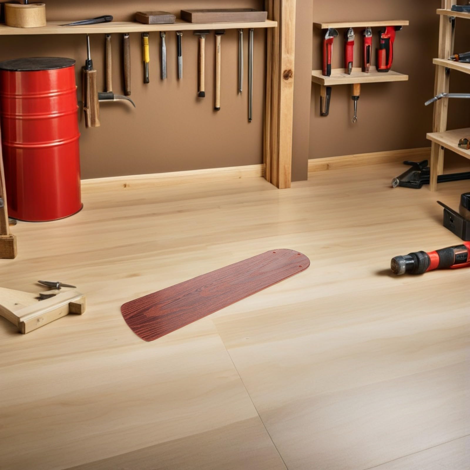 Alipis Palette per Ventilatore a Soffitto Effetto Legno 3 Pezzi in Plastica | Ricambio per Interni, Weatherproof e Silenziose, Sostituzione Rapida per Pale Rotte, Festa Estiva