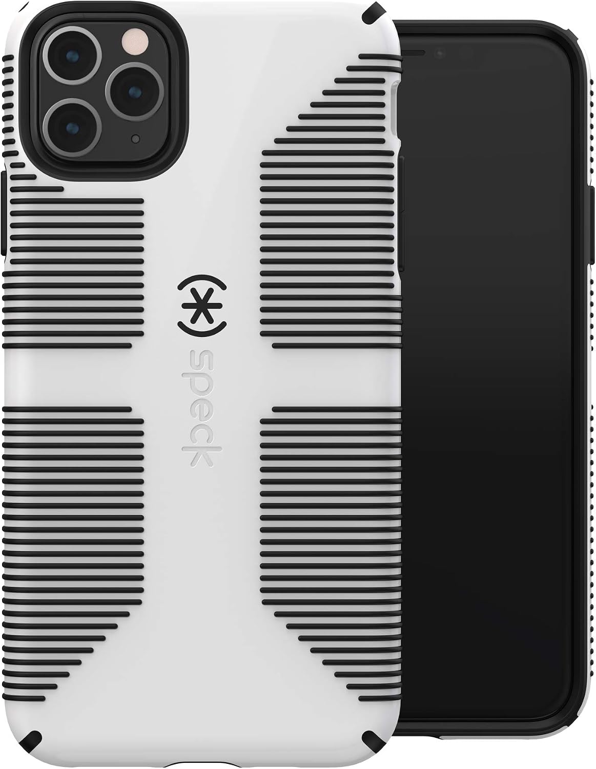 Speck CandyShell Grip iPhone 11 Pro Max Case, White/Black