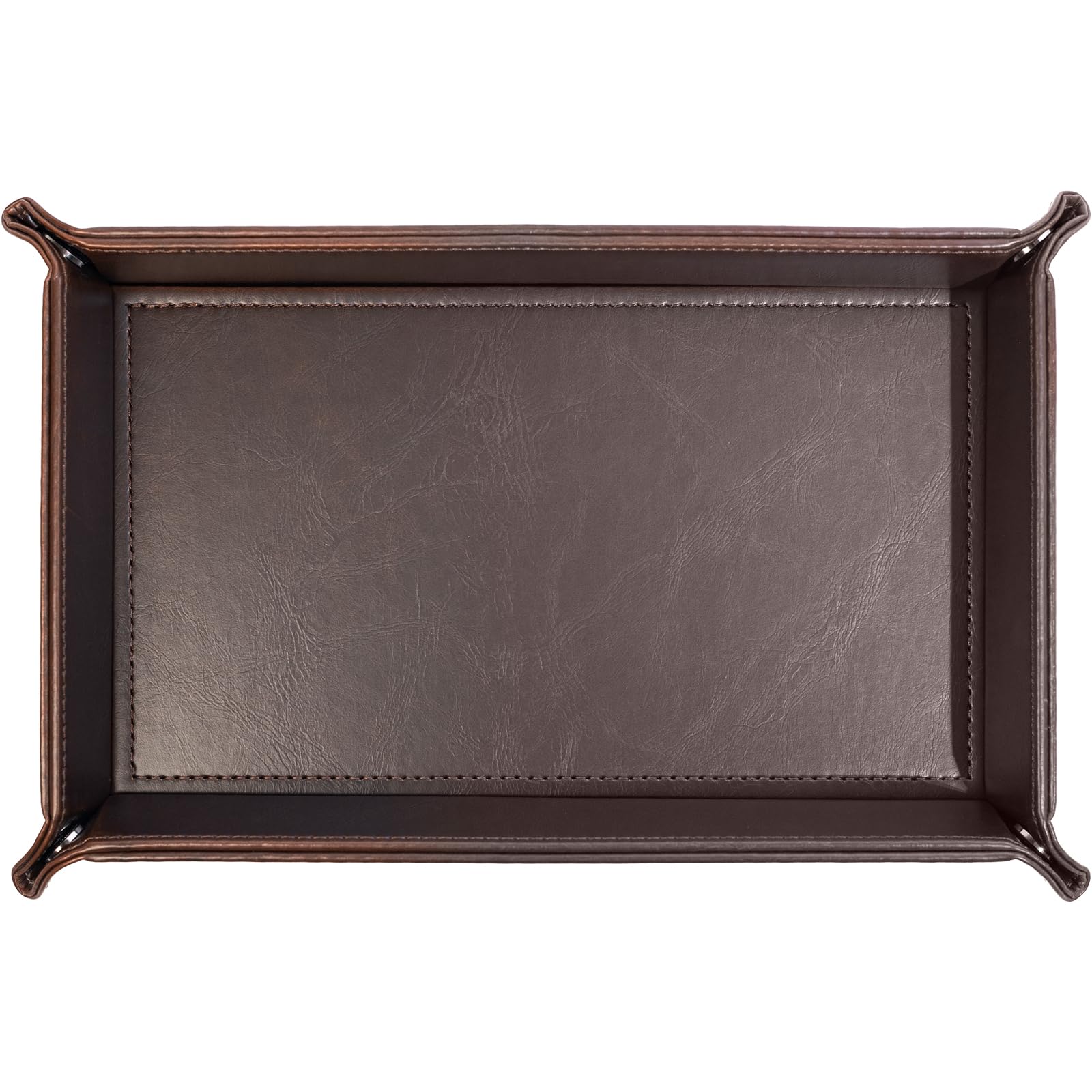 Amazon｜[HIGH FIVE] 長方形 レザートレー トレイ 小物入れ