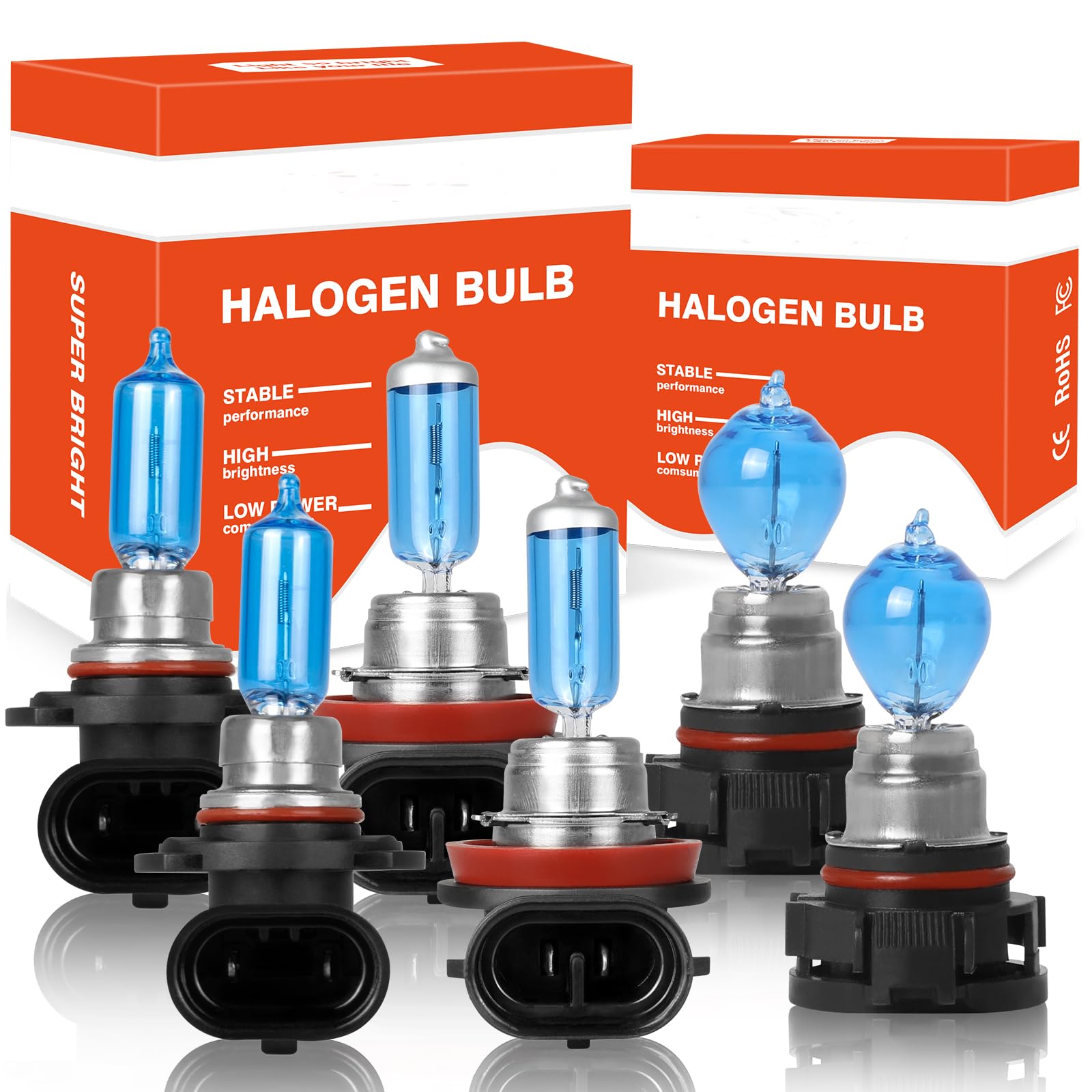 10000K LED Headlight Fog Light Bulbs Kit For Chevy Silverado - Foto 8