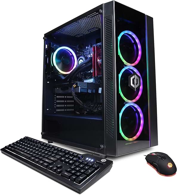 CyberpowerPC Gamer Supreme Liquid Cool Gaming PC, AMD Ryzen 7 5800X 3.8GHz, GeForce RTX 3060 12GB, 16GB DDR4, 1TB NVMe SSD, WiFi Ready &amp; Win 11 Home (SLC8260A8)