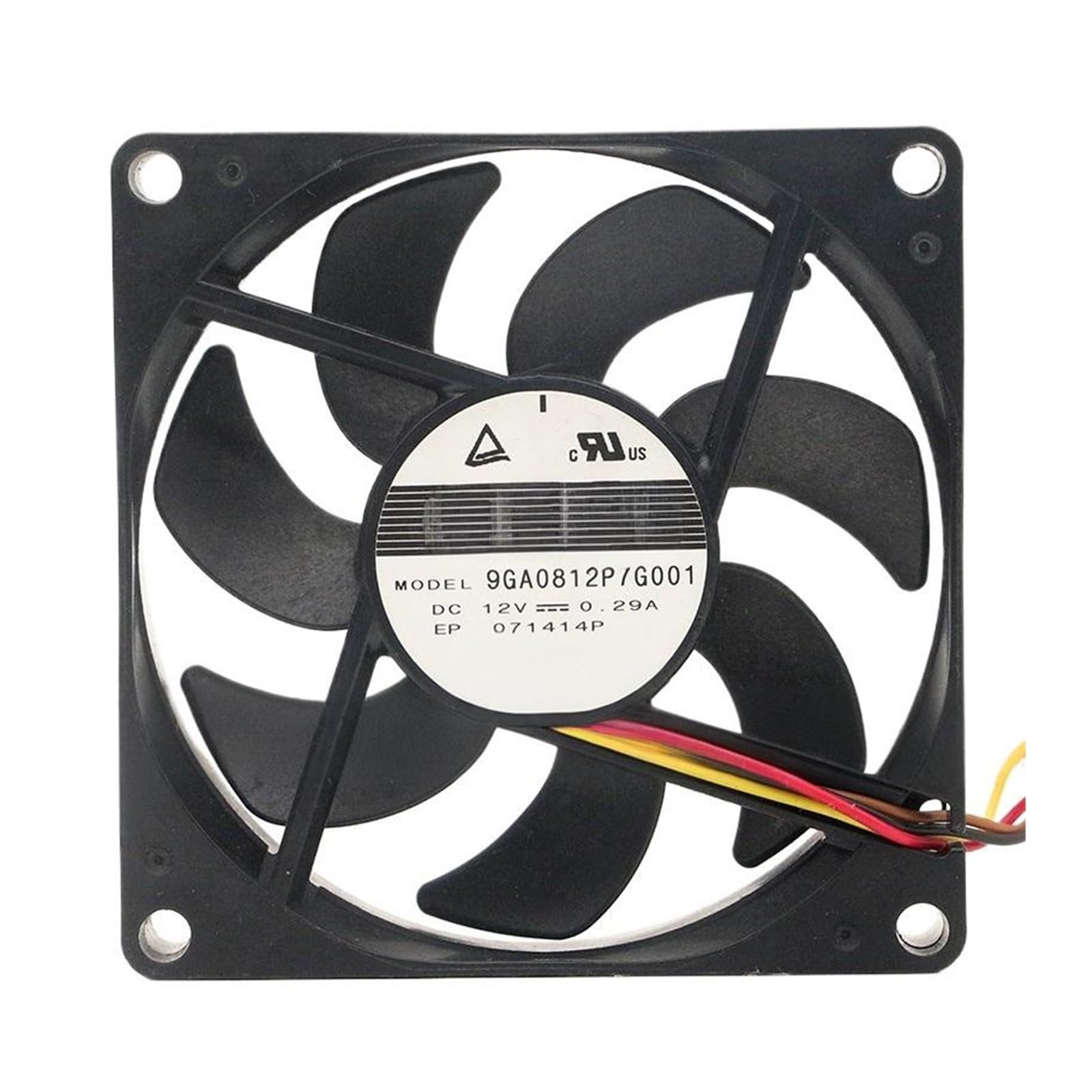 UITGVDQAT 9GA0812P7G001 Cooling Fan 12VDC 0.29A 80x80x15mm 4-Wire