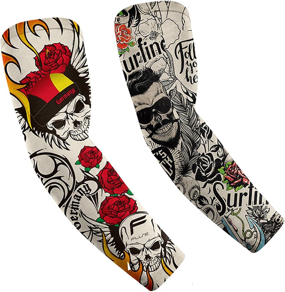Tattoo Sleeves for Men Women UV Protection Arm Sleeves — 사진 1