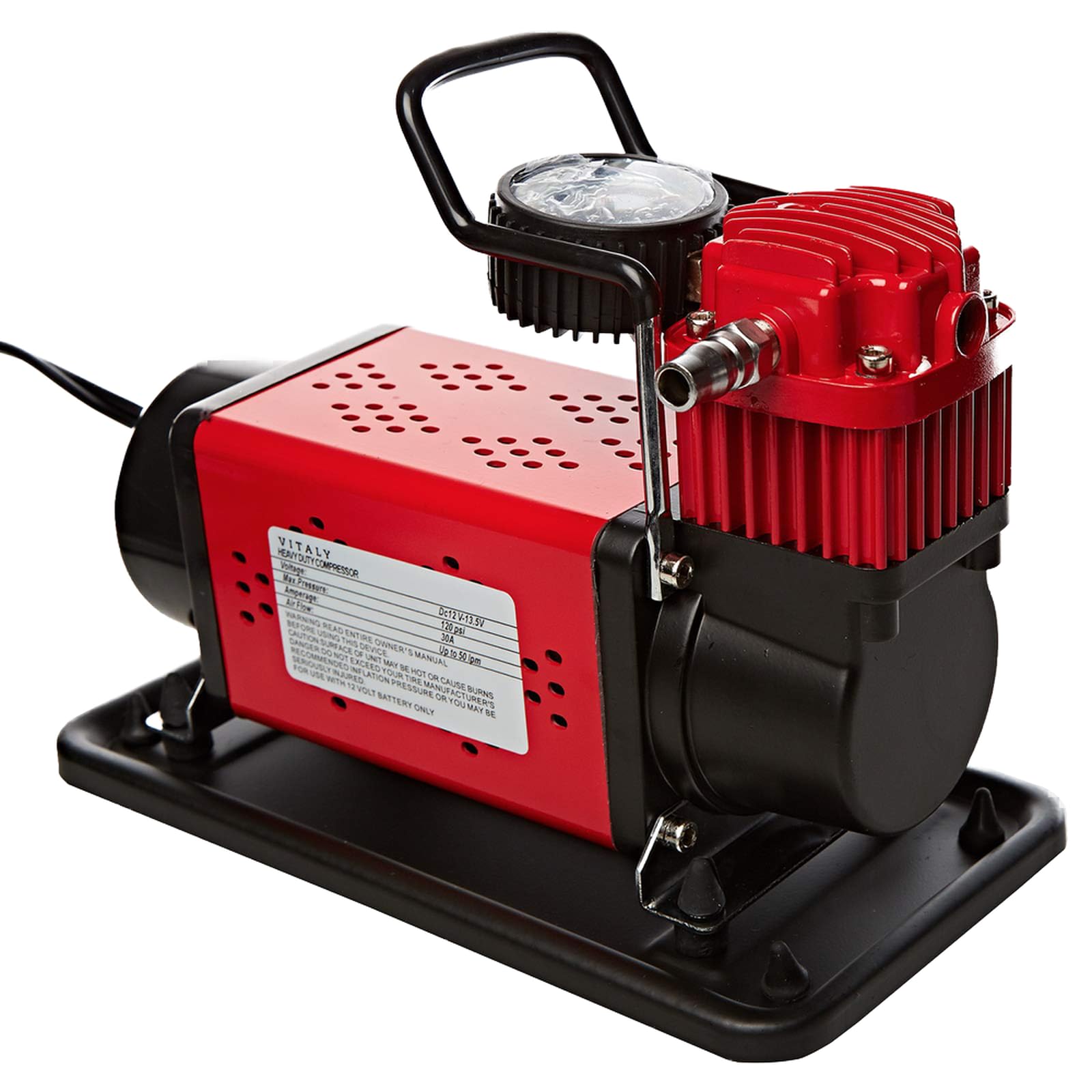 Vitaly V-Force Air Compressor - Red & Black
