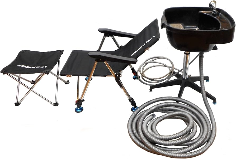 折りたたみシャンプーチェア！訪問美容に！！】 訪問理美容】水回りの